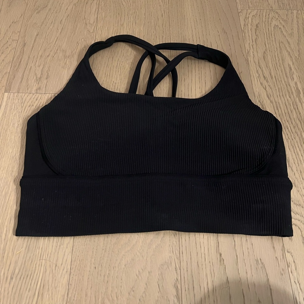 Lululemon black sports bra
